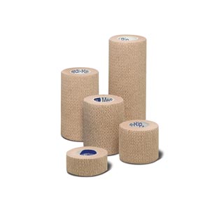 Bandage Self Adherent Cohesive Bandage Medi-Rip® 4 Inch X 5 Yard Standard Compression Self-adherent Closure Tan NonSterile (12/BX 8BX/CS) by Hartmann USA, Inc.  ID 25400000